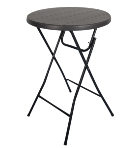 डी 80 सेमी गोल प्लास्टिक हाई बार फोल्डेबल पार्टी कॉकटेल टेबल कम कीमत वाली पार्टी फर्नीचर जगह की बचत राउंड टेबल - Product Image 2