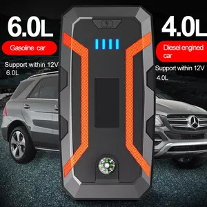 Wholesale High Power 12V 22000mAh/32000mAh Car Jump Starter Multi-Function Portable Lithium Battery Power Bank Car Jump Starter