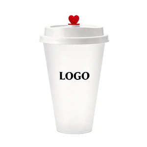 Gobelets en plastique PP jetables avec logo personnalisé - Gobelets transparents pour thé à bulles et boissons froides, compatibles avec la vodka, design Go Dabba - Product Image 1