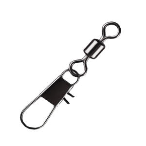 Mousquetons pivotants en acier inoxydable My-101b pour la pêche, accessoires de leurres pour eau salée, couleur noire, support OEM - Product Image 4