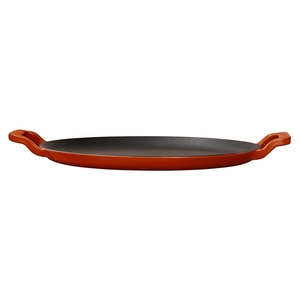 Poê<span class=keywords><strong>le</strong></span> à crêpes et dosa en fonte émaillée 4 couches sans PFAS et non toxique de 12 pouces pour dosa, roti, chapati et crêpes - Product Image 4