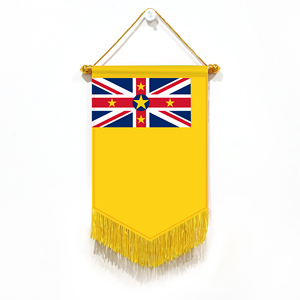 Wholesale Mini Pennant Car Flags 20x30cm Niger Wall Decor <b>Small</b> Ornaments Hanging Digital Printing Satin Material - Product Image 4
