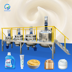 Mélangeur émulsifiant sous vide OCEAN 1000l 300l 500l pour la fabrication de crème hydratante et de cirage pour chaussures - Prix - Product Image 1