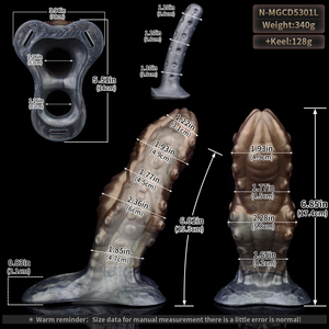 NNSX Funda de silicona para pene con diseño de dragón, funda de tentáculo para agrandamiento del pene para hombres, arnés y dildo sólido de silicona - Product Image 6