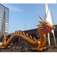 Dragon traditionnel chinois géant long dragon gonflable pour défilé dragon nuage gonflable