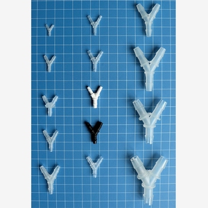 多向倒钩直列三通怀伊弯头直十字TT形塑料管连接器 - Product Image 4