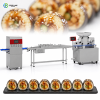 Vollautomatische Touchscreen-Sushi-Roll-Form- und Schneidemaschine Sushi-Produktionslinie für Lebensmittelfabriken
