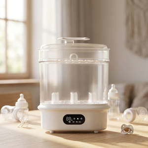 Esterilizador y Secador de Biberones Multifuncional a Vapor, con Pantalla Digital Táctil, Desinfectante para Artículos de Alimentación para Bebés - Product Image 1