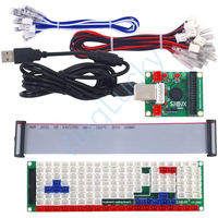 Contrôleur USB Arcade Zero Delay avec câble Machine de prise de vue Carte de jeux d'arcade USB avec boutons Joystick Carte d'extension pour PC