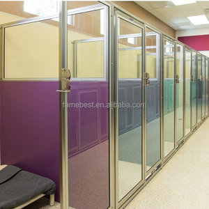 Rahat cam malzeme ile köpek yatılı için lüks büyük köpek kafesi 100% ticari çelik <span class=keywords><strong>Kennels</strong></span> - Product Image 3