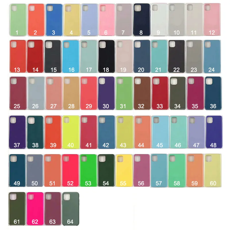 2021 Super Offre Spéciale Liquide Silicone Étui de Téléphone Accessoires de Téléphone Cool Coques Pour iPhone 13 12