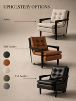 Fauteuil lounge moderne à dossier haut, personnalisé, en tissu ou entièrement en cuir, pour salon, salle à manger, hôtel, bureau, directement de l'usine