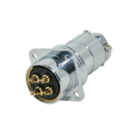 Connecteur Électrique d'Aviation Professionnel DF25 GX25 à 2, 3, 4, 5, 6, 7, 8, 10, 12 Broches Carrées et Circulaires