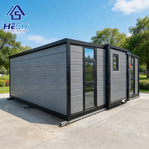Casa Contenedor Prefabricada Expandible Ecológica de 40 y 20 Pies, 1, 2, 3, 4, 5 Dormitorios, Plegable, en Venta, Casa Móvil, Cabaña - Product Image 1