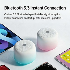 Portable IPX2 Waterproof <b>Mini</b> Bluetooth <b>Speaker</b> Gradient Macaron Color Wireless Outdoor Small <b>Speaker</b> - Product Image 3