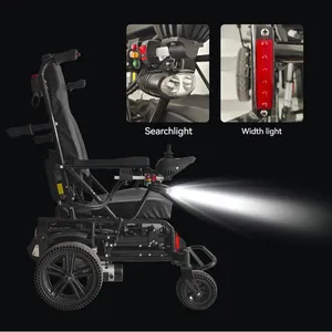 2023 Electric Stair Climbing Wheelchair Intelligent Up And Down Stairs Light Folding Disabled Elderly Crawler Stair Climber