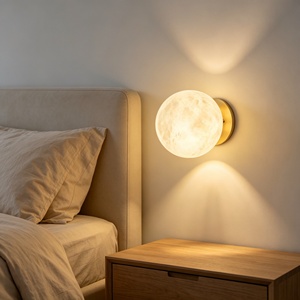 Lámpara de Pared LED Regulable de Mármol Estilo Italiano con Alabastro Español para Hotel, Dormitorio y Sala de Estar - Product Image 1
