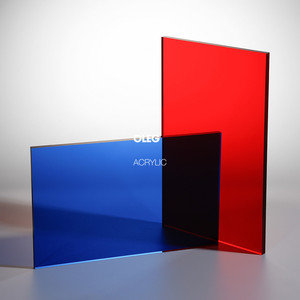 OLEG <span class=keywords><strong>Plaque</strong></span> acrylique en verre <span class=keywords><strong>plexi</strong></span> transparent de 3mm <span class=keywords><strong>personnalisée</strong></span> de n'importe quelle taille feuille acrylique transparente/feuille acrylique irisée PMMA - Product Image 2