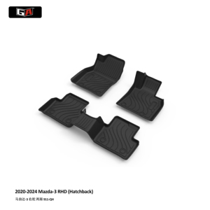 Alfombrillas de Coche 3D TPE Ecológicas GA para <span class=keywords><strong>Mazda</strong></span> <span class=keywords><strong>3</strong></span> RHD 20-24, Juego de <span class=keywords><strong>3</strong></span> Alfombrillas de Lujo para Coche - Product Image 2
