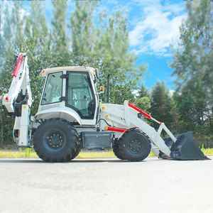 Máy xúc đào bánh lốp đa năng mini 4x4, có chứng nhận CE EPA, giao hàng miễn phí - Product Image 2