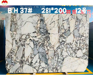 Usine Yunfu vendre directement des dalles de marbre blanc éléphant haute qualité océan tempête marbre grande dalle pour comptoirs de Table à dîner - Product Image 2