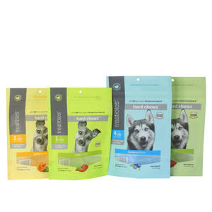 Low MOQ 500 Custom Resealable Plastic Dog Food <b>Bags</b> Premium Packaging with Secure <b>Zip</b> Lock Cat Food Pet Snack <b>Bags</b> - Product Image 3