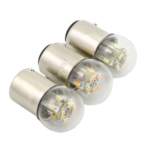 Lampadina LED Midcars G18 BA15S R5W 6-12V 8-30V Ampio Voltaggio, Luce Globo per Imbarcazioni Marine, Luci di Parcheggio, Retromarcia, Segnalazione, Bianco Caldo - Product Image 2