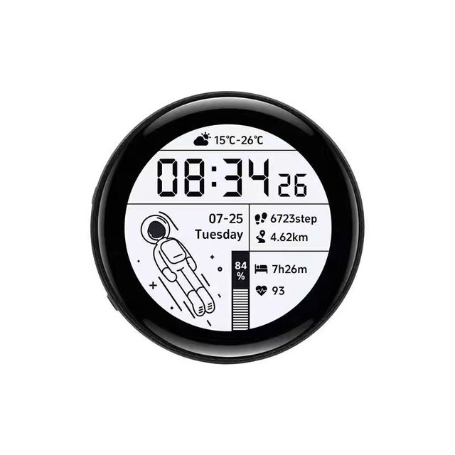 390x390 1.2-Inch AMOLED SPI Touch OLED Module for Smart Watches and E-Paper Devices