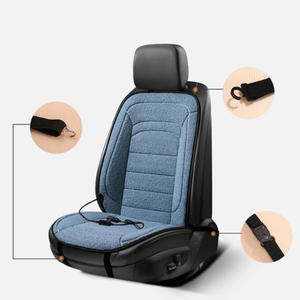 Coussin chauffant électrique pour siège unique Mazda Sports Design, hiver, 12V/2.4V, chauffe-siège arrière pour voitures et camions - Product Image 3