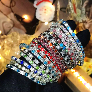 B07 AliExpress, Pulsera Elegante de Verano en Oferta, Correa con Diamantes de Imitación Brillantes, Joyería de Moda para Mujer, Ideal para Regalo - Product Image 5