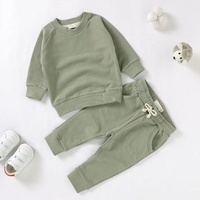 Nouvelle arrivée : Ensemble pull bébé unisexe en coton peigné pour l'hiver