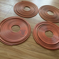 Tube de cuivre pour réfrigération 1/4 pouce 3/8 pouce 1/2 pouce 5/8 pouce, bobine de tuyau en cuivre C12200