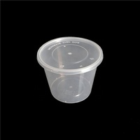 Yiqiang — récipient alimentaire rond en plastique, Transparent et étanche, pour micro-ondes, 560ml, ODM/OEM