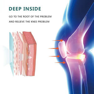 Rodillera de vibración 2024 para masaje con calefacción, opción de 3 niveles, masajeador de soporte de rodilla, OEM, ODM, otro producto de masaje - Product Image 4