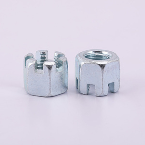 Écrous hexagonaux à tête hexagonale fendue, écrous hexagonaux fendus à couronne, écrous hexagonaux fendus - Product Image 3