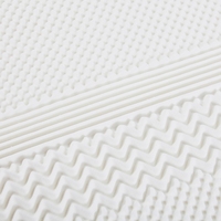 Couvre-matelas en mousse à mémoire de forme, 7 Zones, charbon nid d'abeille, couvre-matelas de lit