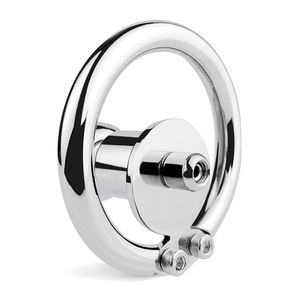 Jaula de Castidad Uretral de Extrusión Invertida con Cabeza de Dildo Realista de Silicona, Juguete Sexual BDSM para Hombre, Anillo para Pene - Product Image 6