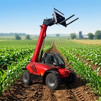 Heißer Verkauf: Geländegängiger Teleskoplader 4WD für die Landwirtschaft – Radlader für den Farmgebrauch