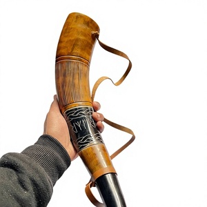 Instrumento Musical de Cuerno Natural Hecho a Mano, Venta al por Mayor, Cuerno Grabado Personalizado - Product Image 1