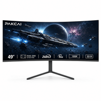 Fabricant OEM ODM, moniteur incurvé de jeu 49 pouces 120 Hz 1 ms IPS 5K DQHD, moniteur incurvé 5K 240 Hz pour configurations de jeu