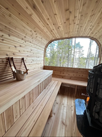 Offre Spéciale nouveauté four infrarouge moderne chauffage solaire en bois massif poêle pour chambre à coucher pour salle de sauna petit baril scénique