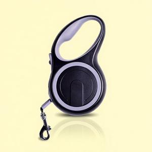 Laisse Rétractable de Luxe Bicolore Gris et Noir de 5m avec Attache Rapide, Durable pour Chiens de 50kg, Vente en Gros OEM/ODM - Product Image 1