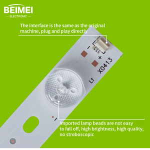 Bandes <span class=keywords><strong>LED</strong></span> 32 pouces 6 lampes 3V <span class=keywords><strong>Bande</strong></span> <span class=keywords><strong>lumineuse</strong></span> universelle 32-55 pouces substrat en aluminium <span class=keywords><strong>LED</strong></span> LCD <span class=keywords><strong>TV</strong></span> rétroéclairage <span class=keywords><strong>bande</strong></span> <span class=keywords><strong>lumineuse</strong></span> - Product Image 3