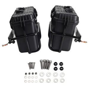 Alforjas ABS y Soporte con Luces Intermitentes para Harley Street Bob FXBB <span class=keywords><strong>FXBBS</strong></span> 2018-2023 - Product Image 1