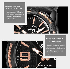 <span class=keywords><strong>Montre</strong></span>-bracelet NAVIFORCE NF9117L pour homme, cadran robuste, style professionnel, quartz, bracelet en cuir, luxe, Navi <span class=keywords><strong>Force</strong></span> 9117 - Product Image 5
