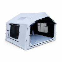 Tente Gonflable Oxford Occultante Totale 8,0 m² Blanc Clair de Lune, Vente en Gros, OEM, Marque Privée, Direct Usine, 4 Saisons, pour le Camping