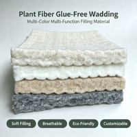 Ouate en fibre de polyester 1.5D haute résilience sans colle, ignifuge et résistante à l'abrasion, idéale pour le rembourrage de matelas et de canapés