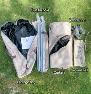 <span class=keywords><strong>Lona</strong></span> Impermeable Ligera para Acampar, Toldo Resistente a los Rayos UV, Refugio Portátil Plegable para Actividades al Aire Libre, Camping y Senderismo - Product Image 1