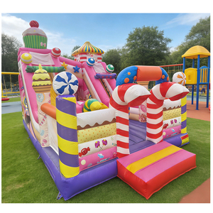 Château gonflable commercial en PVC pour sauter et jouer en extérieur – Le plaisir à sautiller ! - Product Image 4