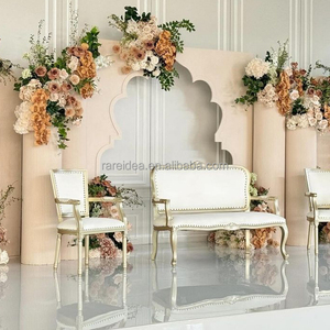 Party <strong>Decoration</strong> White <strong>Wedding</strong> Event <strong>Decor</strong> Arch Flowers Arch Stand Pvc <strong>Wedding</strong> Stage PVC Square Backdrop Wall - Product Image 3